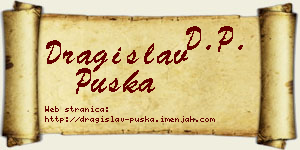 Dragislav Puška vizit kartica